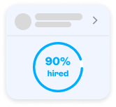 90% hire